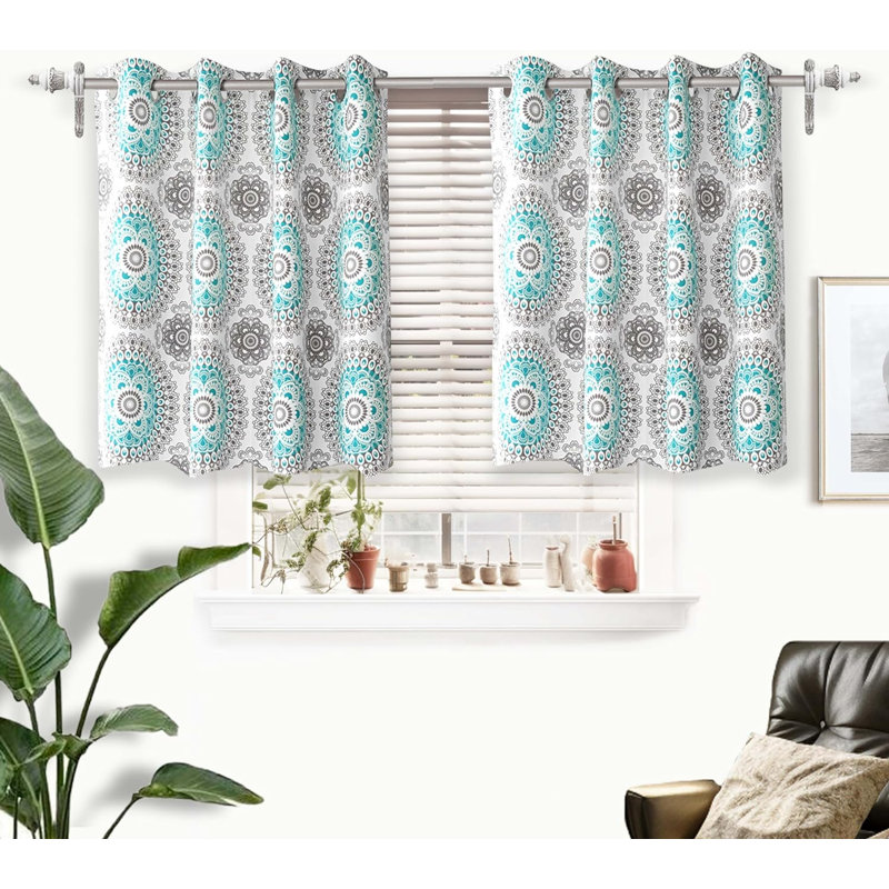 Room Darkening Curtain Pair, 52" W x 36" L