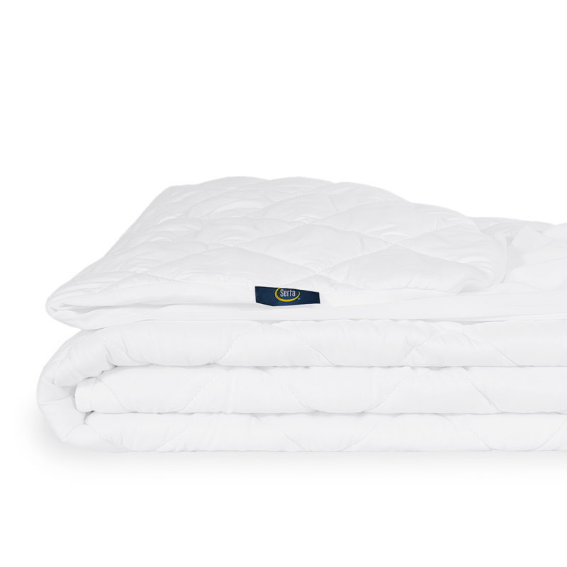 Simply Clean Triple Action Polyester Mattress Pad, Full