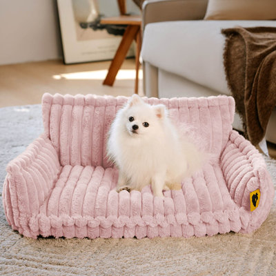  Canapé-lit lavable moelleux pour chien, taille L
