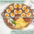 Wooden Deviled Egg Platter Round
