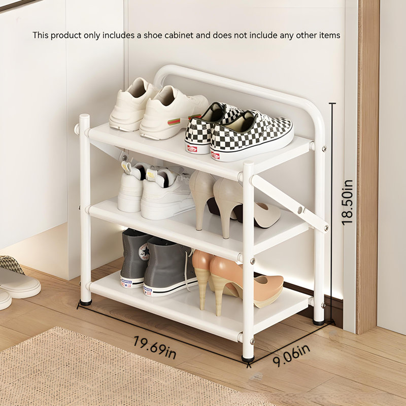 Pull-Out Shoe Rack - Foldable Dust-Proof Shoe Storage Shelf With Easy Assembly