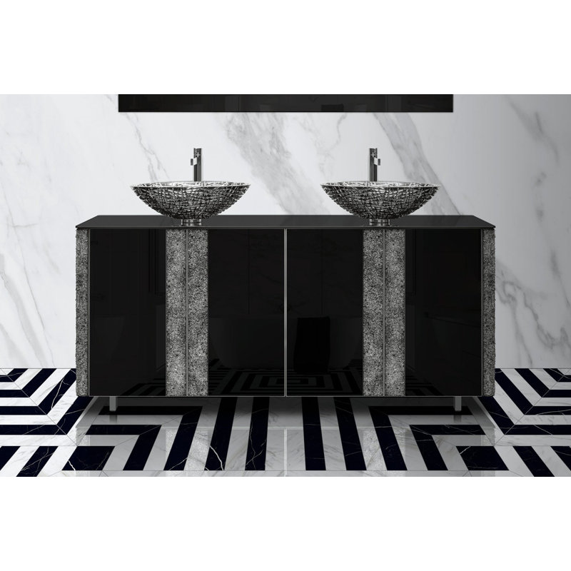 Princess 66'' W Vanity, Black