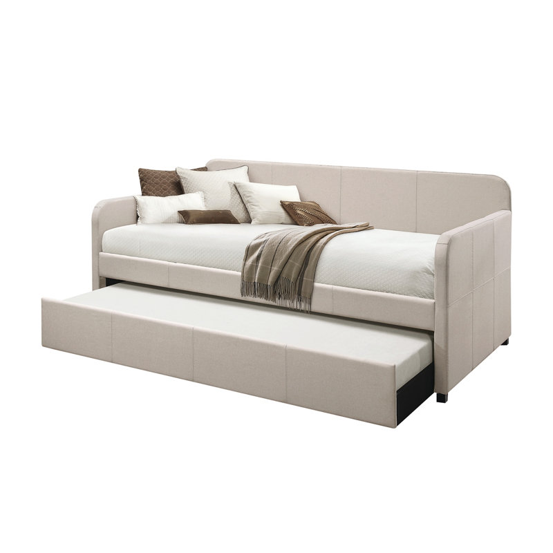 Fog Fabric Daybed W/Trundle (Twin)