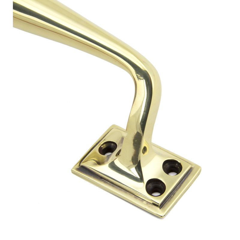 Art Deco Pull Handle, Aged Brass