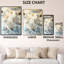 Feuilles et branches murmurantes - Tableau botanique encadré bleu-756242929-756242931