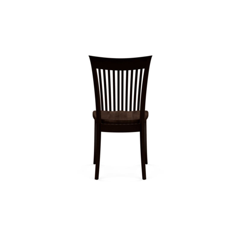 Sarah Solid Wood Dining Chair, Smoke Cherry