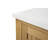 Burbank 54 " W Freestanding Standard 1 Single Vanity Bathroom Vanity With Quartz Top-580650724