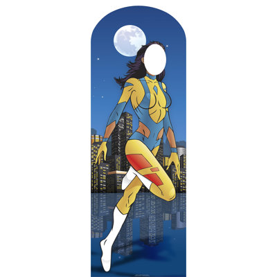 Superhero Female Cardboard Standup