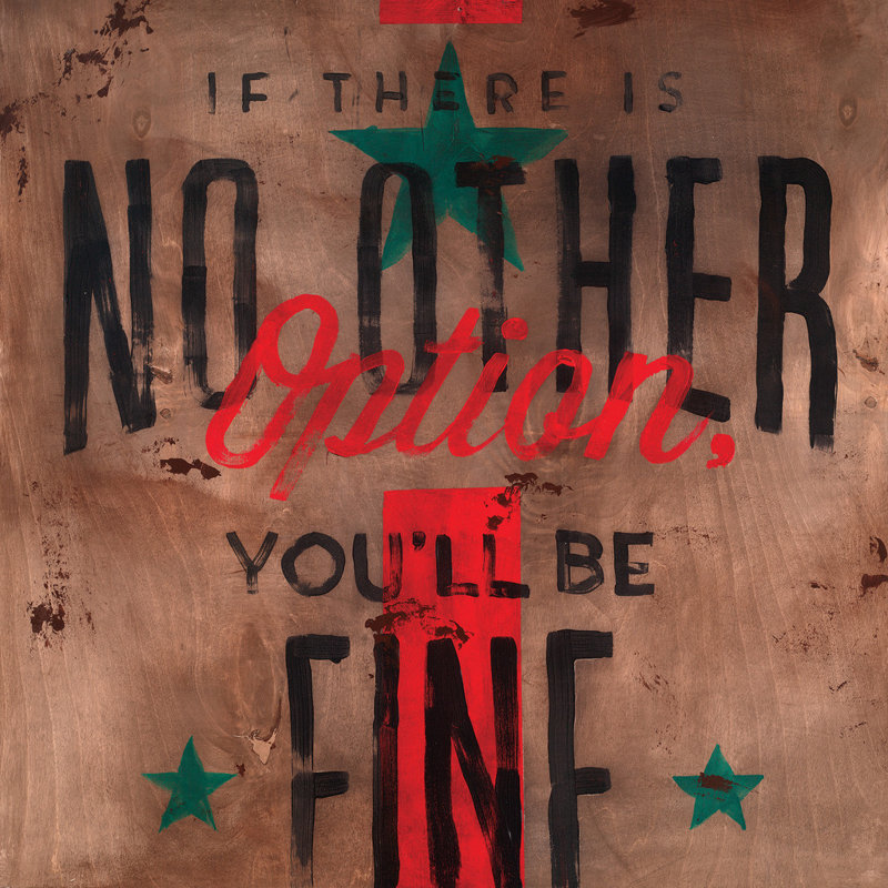 "and dandy" par rodney’s blanc, affiche rétro sur toile tendue, H 18 po x l 18 po x P 1,5 po