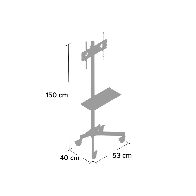 TV Stand for TVs up to 55", White