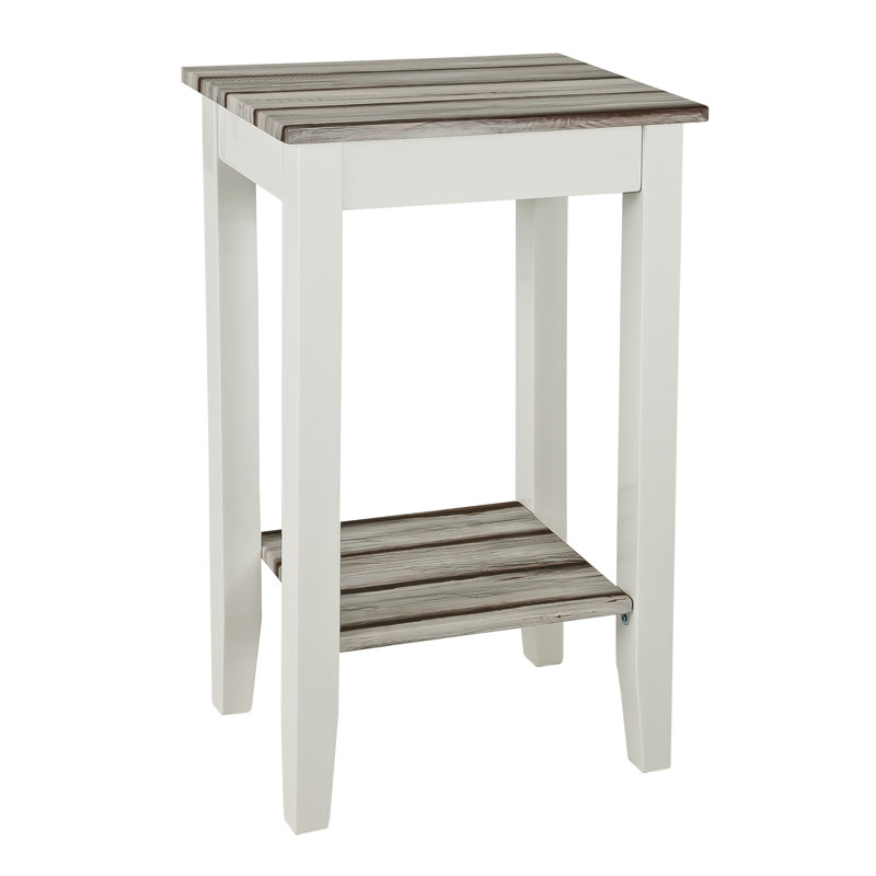 Alex side table with storage space, Martimo Pine