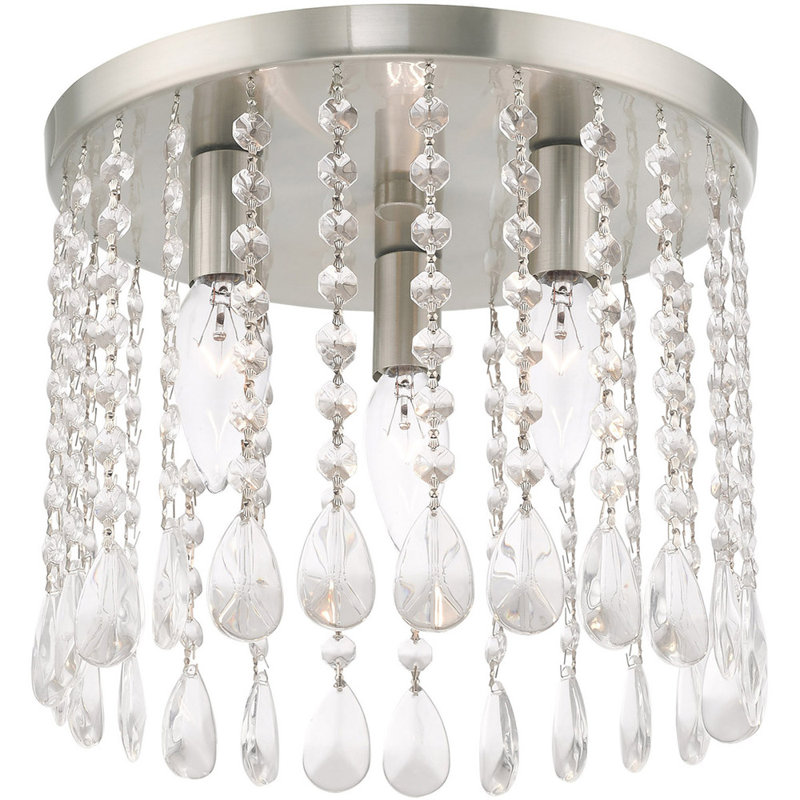 Plafonnier encastré en cristal Burnsville