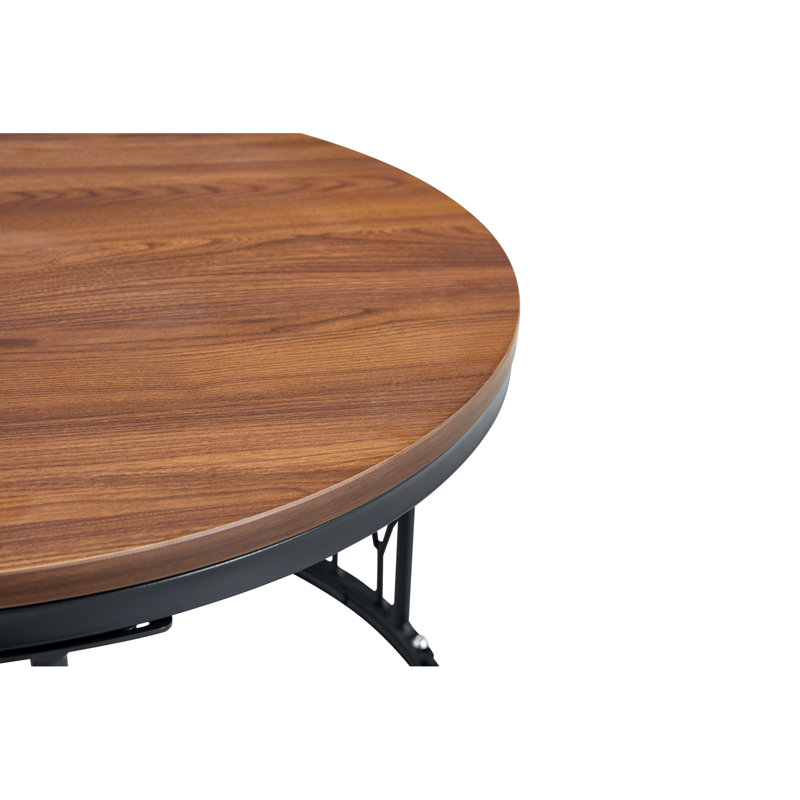 Tables basses et tables basses compactes, 27,5 po en métal MDF rustique