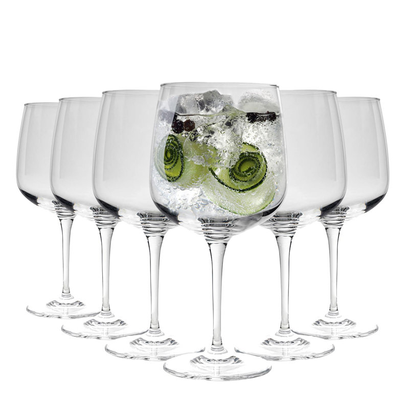 Premium Gin Glasses - 755ml, 6