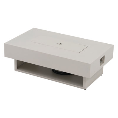 Outdoor Rectangular Steel Fire Pit Table