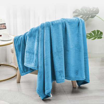 Premium Ultra-Soft Mink Fleece Blanket - Plush, Lightweight & Warm - Cozy Throw for Bed & Sofa
