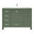 Anvay 48 in. Single Sink Freestanding Bath Vanity in Forest Green with Carrara Quartz Top-771956955-691918557