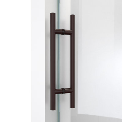 DreamLine Continuum 44-48 in. W x 76 in. H Fully Frameless Sliding Shower Door