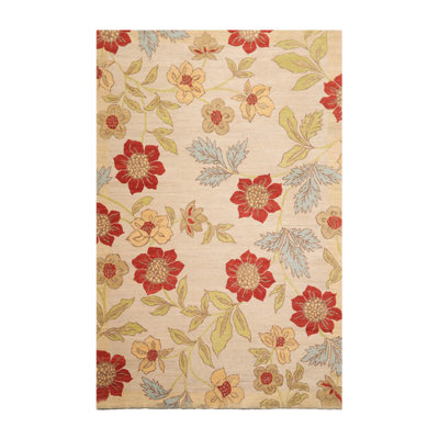 Ricketts One-of-a-Kind Rectangle 5'6'' X 8'6'' Wool Area Rug in