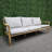 Zaryna Solid Acacia Wood Patio Sofa