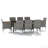  Garden Dining Set Grey And Black-1472754161-1472754162-1472754125
