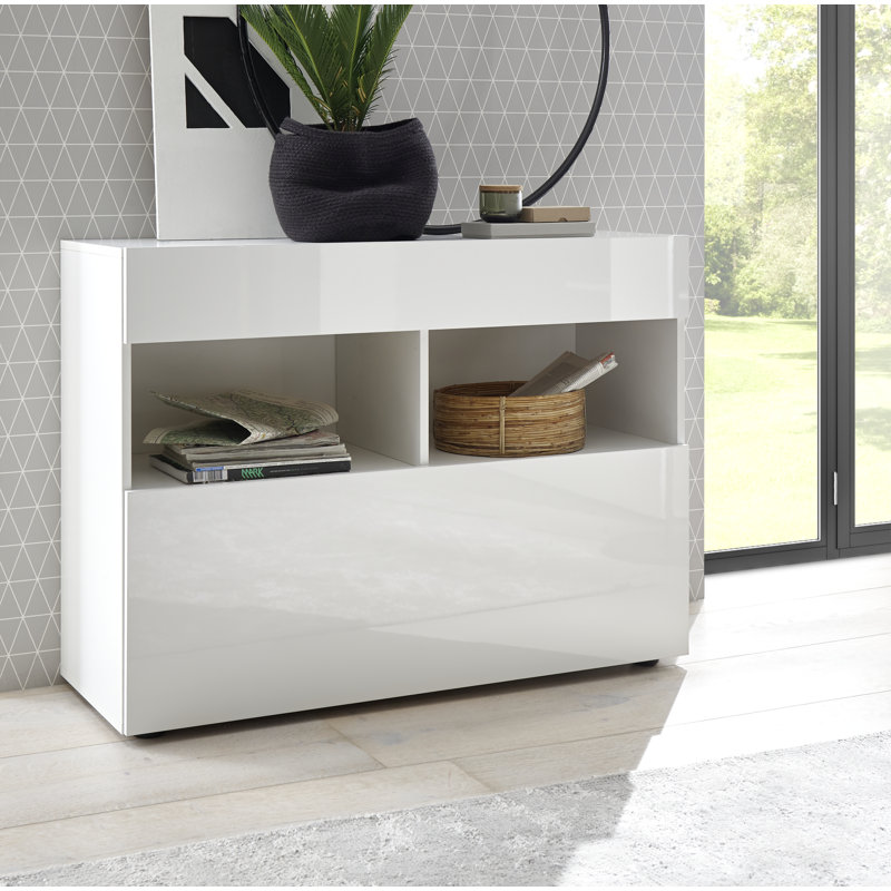 Mcclaskey 111 Cm Wide 1 Drawer Sideboard, White