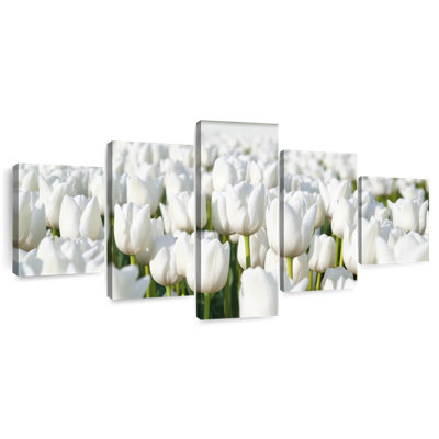Endless White Tulips
