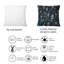 Coussin Gentle Blue Spring Flowers On - imprimé traditionnel-953178395