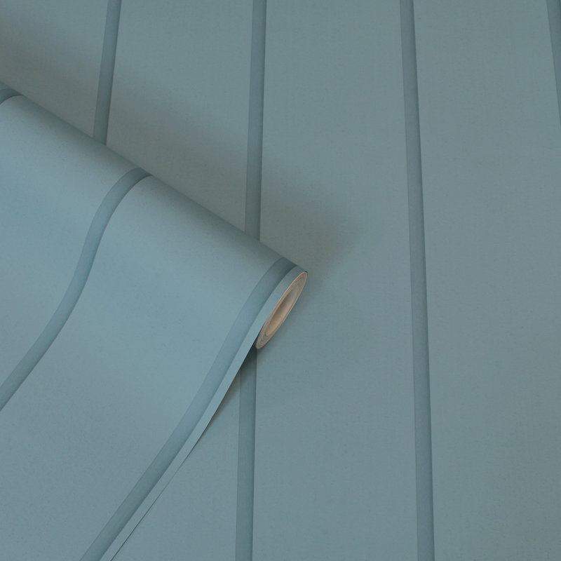 Killian Wood Panel Wallpaper, Light Blue