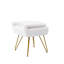 Solid Wood Accent Stool-2081465534