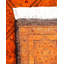 Tapis orange noué à la main de conception unique Holsworth