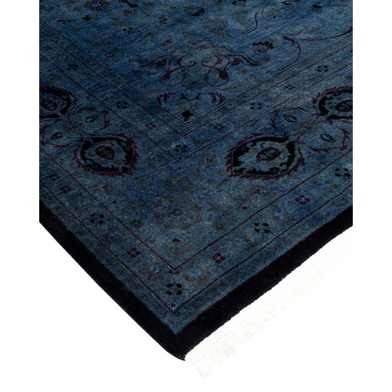 Fine Vibrance One-of-a-Kind 6' 1" X 9' 3" Hand Knotted Area Rug