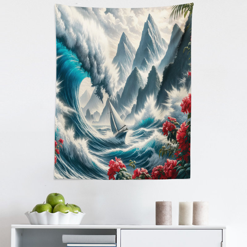 Tapisserie en microfibre, H 28 po x l 23 po