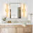 24" Dimmable LED Bath Bar with Textured Acrylic Shade-1413674023