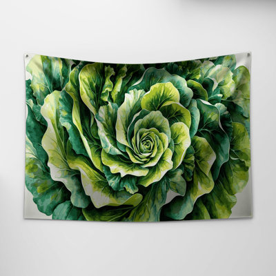 Vegetables Lettuce Butterhead Wall Tapestry