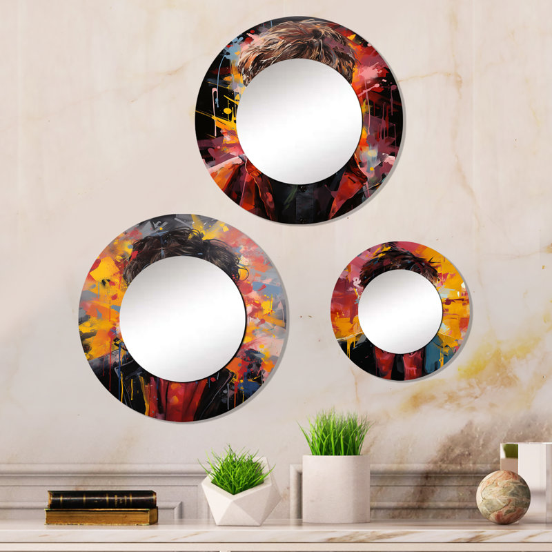 Cantura Metal Round Mirror