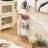 Multi-Tier Rolling Storage Cart with Wheels – 4-Tier Plastic Utility Organizer for Bathroom, Kitchen, Bedroom, Office, Pantry, or Laundry Room, Clear-93655900-93655898