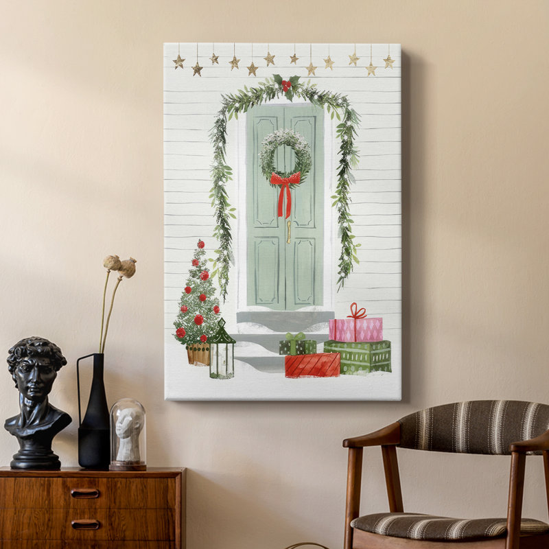 Porte d'entrée festive I - galerie sur mesure, H 12 po x l 8 po