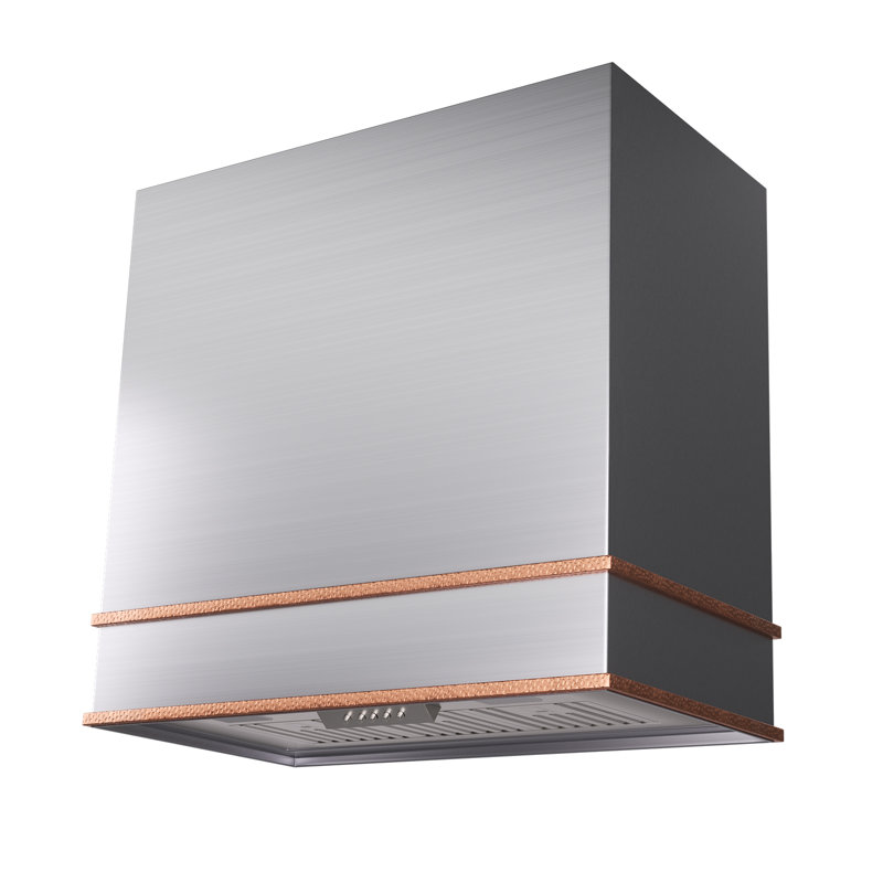 Hotte Akicon 600, Argent / cuivre