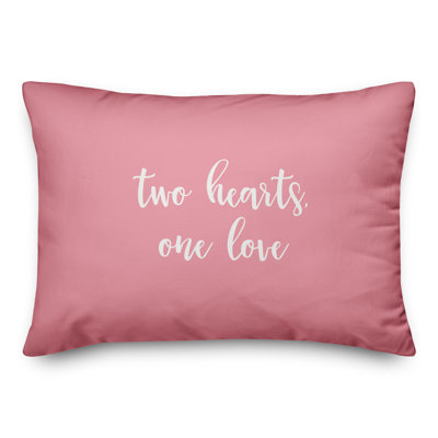  Coussin Two Hearts One Love