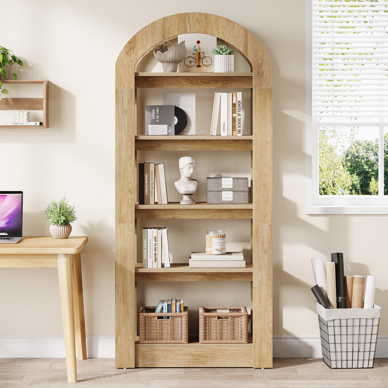 180cm H x 80cm W Standard Bookcase, Oak