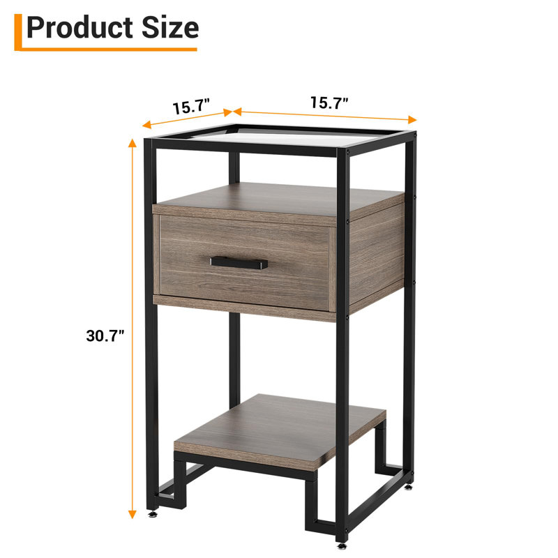 Coffee Table, Grey/Black