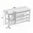 Nordique Storage Bench with PU Leather Seat & Rubberwood Frame-116010579