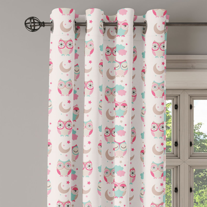 Sateen Blackout Curtains / Drapes Single Panel