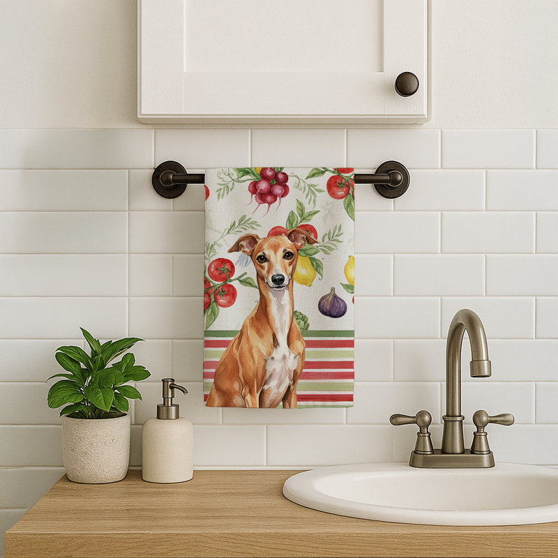 Serviette de cuisine Red Italian Greyhound, Red Italian Greyhound