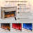 52" Tv Stand With Electric Fireplace With 3-Sided Glass-1722669571