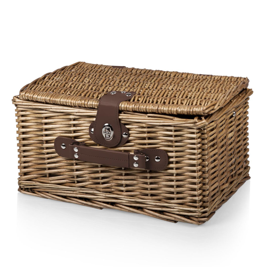 Catalina Wicker Picnic Basket with Picnic Picnic Time 