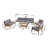 Streetman Acacia 8 - Person Patio Conversation Set with Cushions-138147071