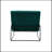 Lopardo Waiting Room Chair with Metal Frame-1640352614