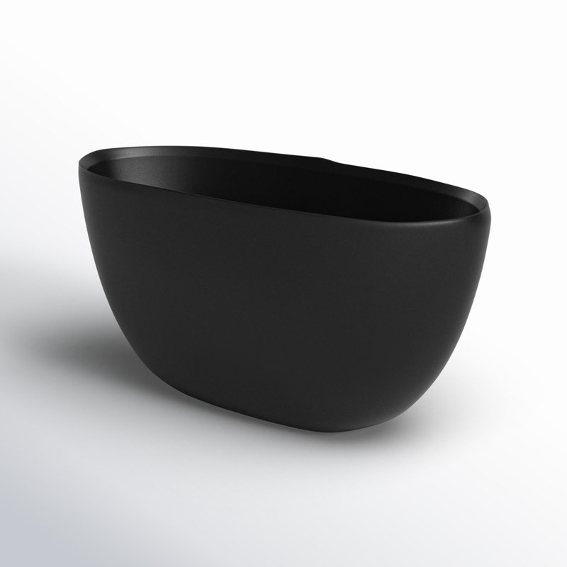 Vase de table 5,25 po, Noir